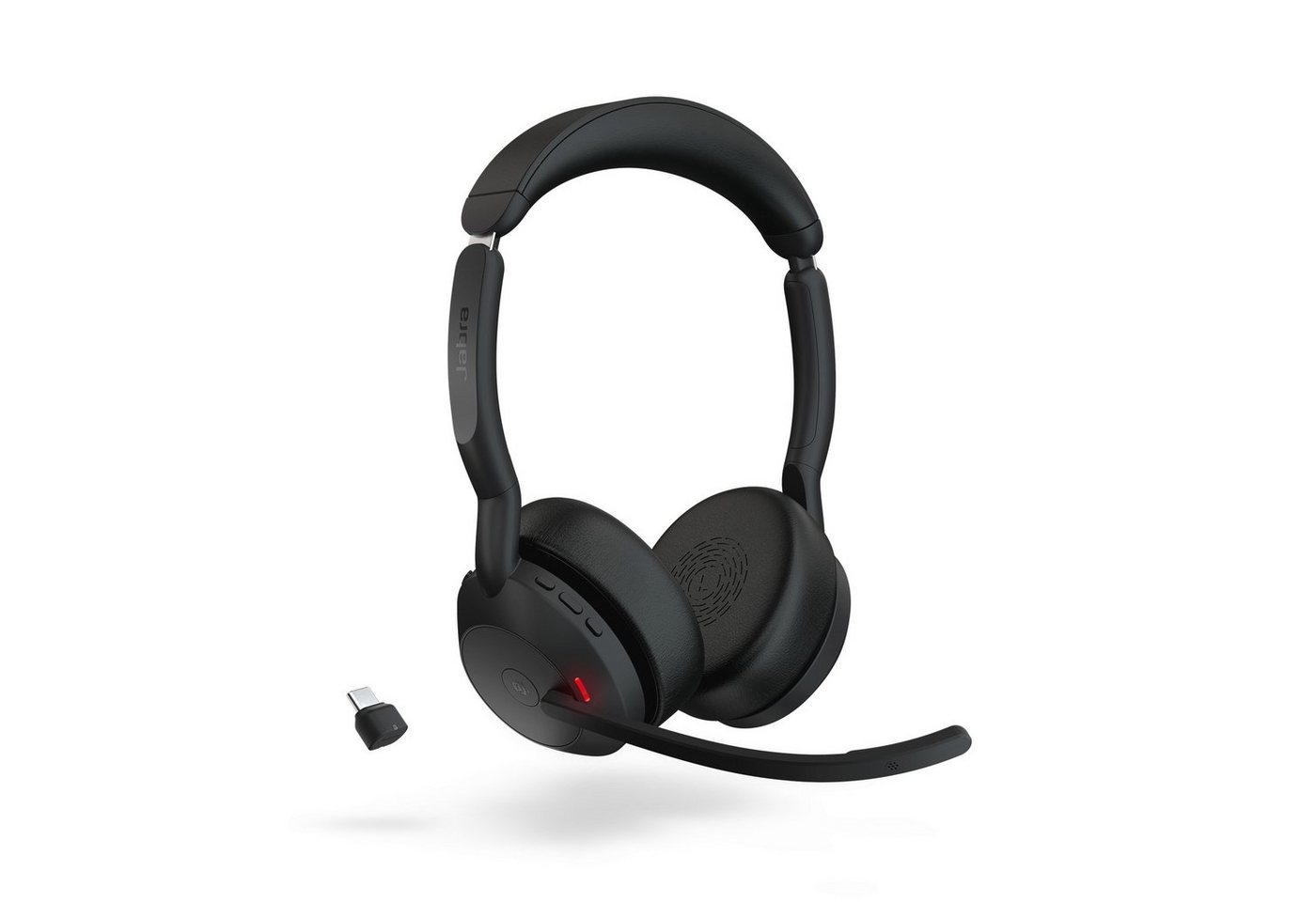 Jabra Evolve2 55 MS Kopfhörer (Active Noise Cancelling (ANC), Bluetooth, Stereo USB-C) von Jabra