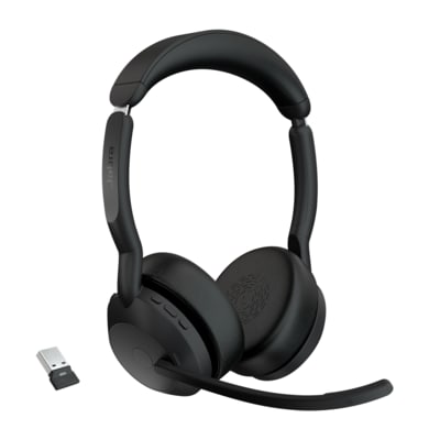 Jabra Evolve2 55 MS Stereo USB Headset schwarz USB-A von Jabra