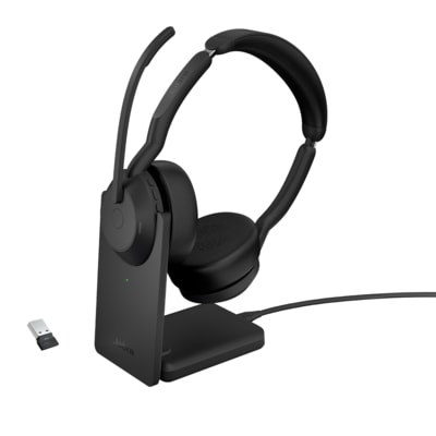 Jabra Evolve2 55 UC Stereo USB Headset schwarz USB-A Ladestation von Jabra