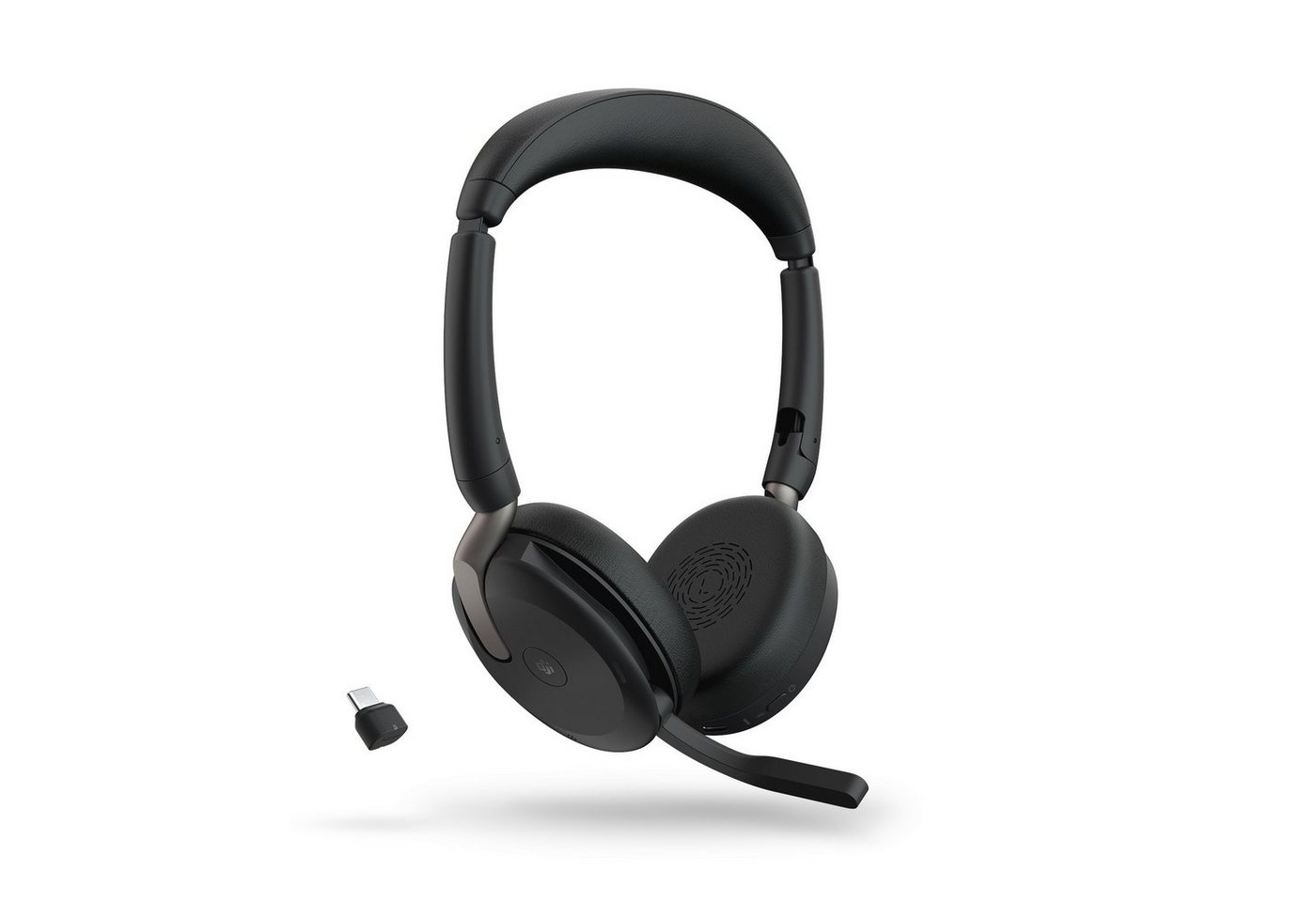 Jabra Evolve2 65 Flex MS Kopfhörer (Active Noise Cancelling (ANC), Bluetooth, Stereo USB-C) von Jabra