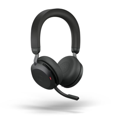 Jabra Evolve2 75 Schwarz - USB-C, MS-Teams inkl. Ladestation von Jabra