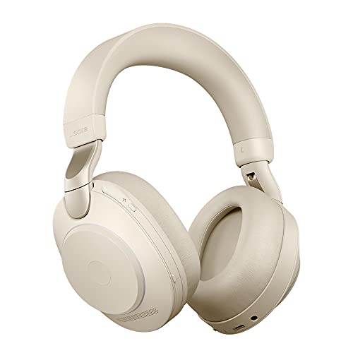 Jabra Evolve2 85 Wireless PC Headset – Noise Cancelling UC Certified Stereo Headphones with Long-Lasting Battery – USB-C Bluetooth Adapter – Beige Jabra Evolve2 85 Wireless PC Headset – Noise Cancelling UC Certified Stereo Headphones with Long-Lasting Battery – USB-C Bluetooth Adapter – Beige von Jabra