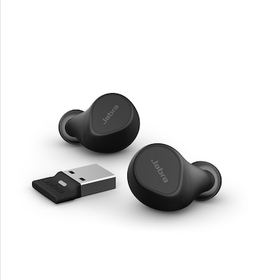 Jabra Evolve2 Buds USB-A MS Wireless In-Ear-Kopfhörer schwarz von Jabra
