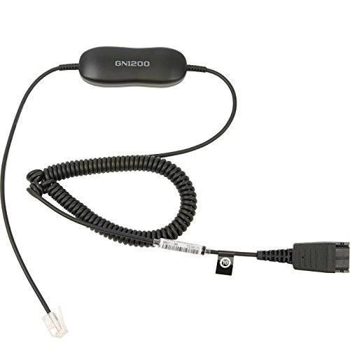 Jabra GN1200 Universal Smart Coiled Cord,Black,88011-99 von Jabra