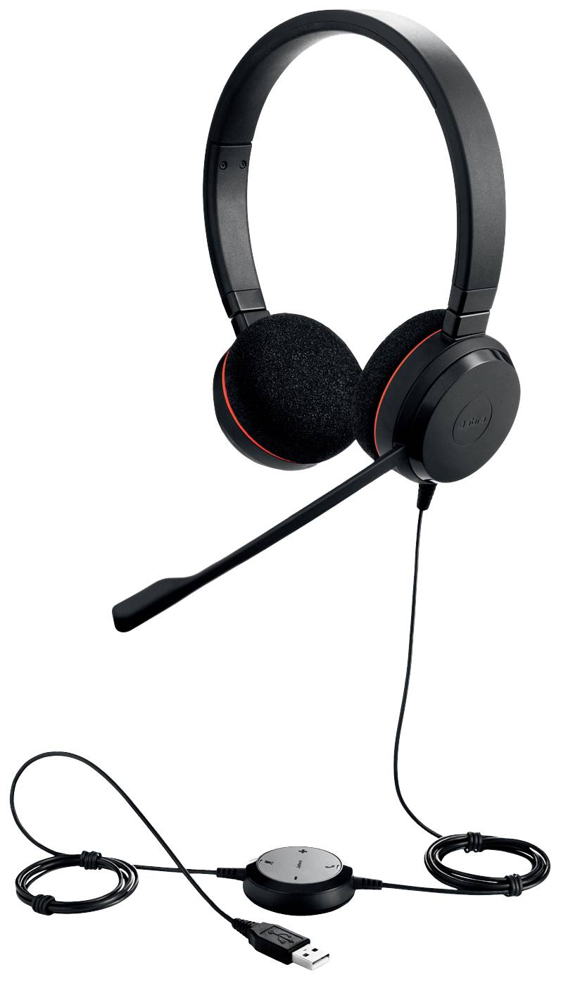 Jabra Headset Evolve 20 MS Duo USB NC schnurgebunden Jabra Headset Evolve 20 MS Duo USB NC schnurgebunden von Jabra