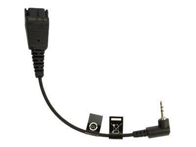 Jabra Headset-Kabel Quick Disconnect Headset Kabel 2,5 mm Klinke gewinkelt von Jabra