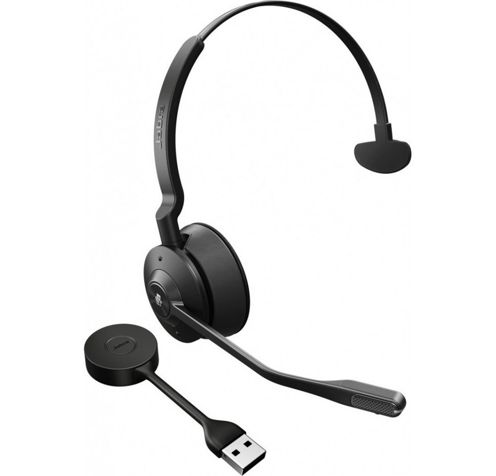 Jabra Jabra Engage 55 SE - USB-A Mono Headset schwarz Kopfhörer (Hohe Sprachqualität, ultraleichtes Design, Geräuschisolierung, Kompatibel mit Sprachsteuerung, Geräuschisolierende Hörmuscheln) von Jabra