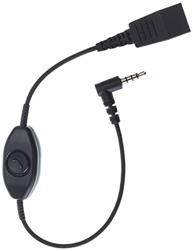 Jabra-Kabel Quick-Disconnect QD auf 3,5-mm-Klinkenstecker mit Push-to-Talk-Funktion für Smartphones von Jabra