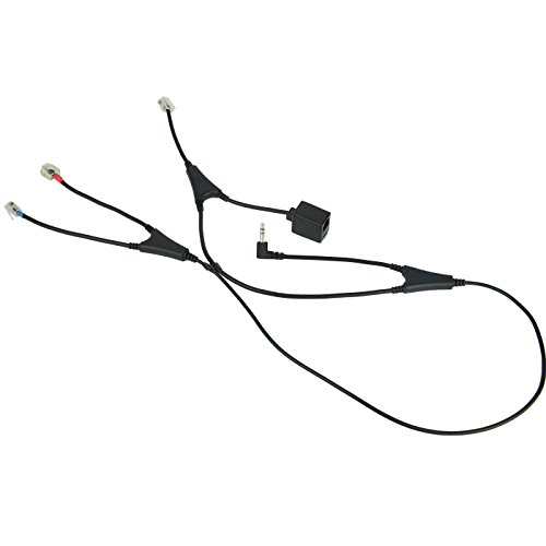 Jabra Link 14201-36 Alcatel MSH-Adapter für Jabra Go/Pro-Headsets mit Alcatel IP-Touch-Telefonen 4028/4038/4029/4039 von Jabra