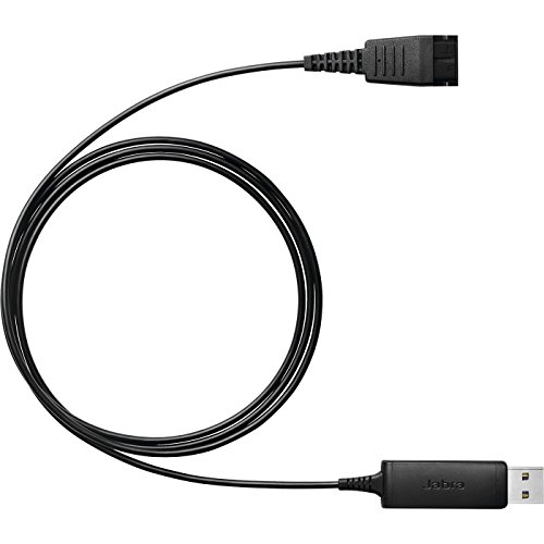 Jabra Link 230 USB Adapter for Corded QD Headset , black von Jabra