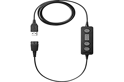 Jabra Link 260 USB Adapter for Corded QD Headset,black von Jabra