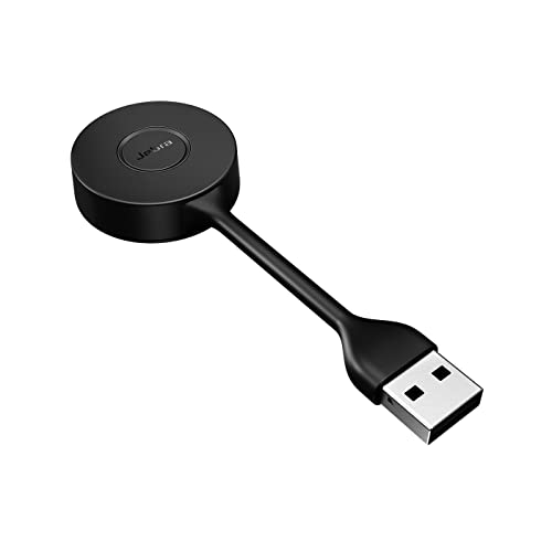 Jabra Link 400 USB-A DECT Adapter - Tragbarer und langlebiger Dongle mit bis zu 150 m geschützter Funkreichweite für ausgewählte Jabra Engage Wireless Headsets - UC Teams Variante - Schwarz von Jabra