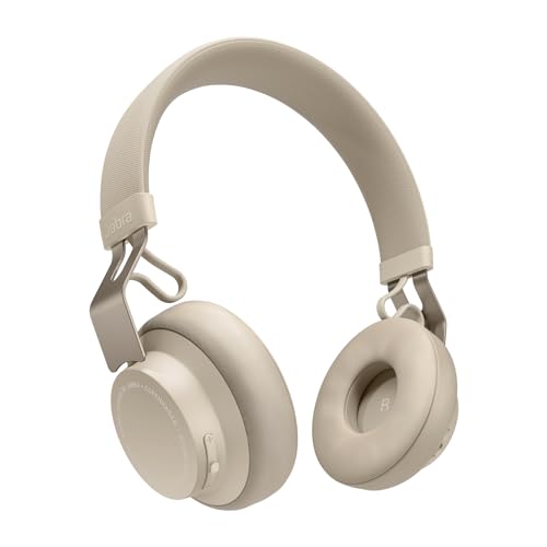 Jabra Move Style Edition On-Ear Kopfhörer – Kompatibel mit Bluetooth Smartphone, Computer und Tablet – Beige von Jabra