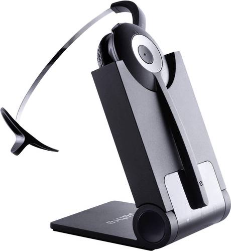 Jabra PRO920 Telefon On Ear Headset DECT, kabelgebunden Mono Schwarz, Silber Noise Cancelling Mikrof von Jabra