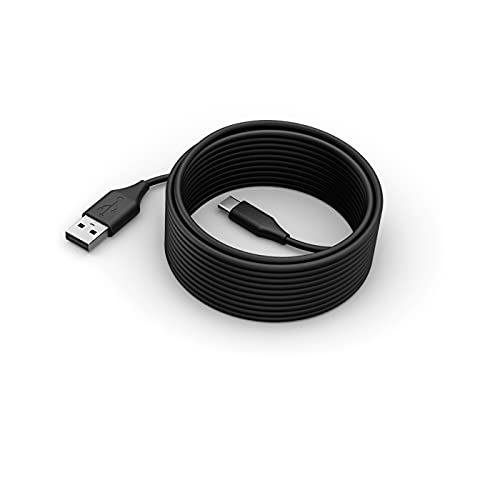 Jabra PanaCast 50 USB C auf USB A Kabel 5m - USB Kabel 2.0 für PanaCast 50 Video Bar zu Computer Anschluss - USB Typ A Kabel mit einfachem Plug & Play Jabra PanaCast 50 USB C auf USB A Kabel 5m - USB Kabel 2.0 für PanaCast 50 Video Bar zu Computer Anschluss - USB Typ A Kabel mit einfachem Plug & Play von Jabra