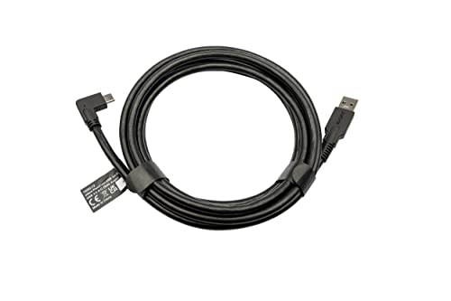 Jabra PanaCast USB-Kabel, 1,8 m – USB Typ-C auf USB Typ-A 3.0 Anschlüsse für PanaCast Konferenzkamera, bietet eine zuverlässige und sichere Verbindung von Jabra