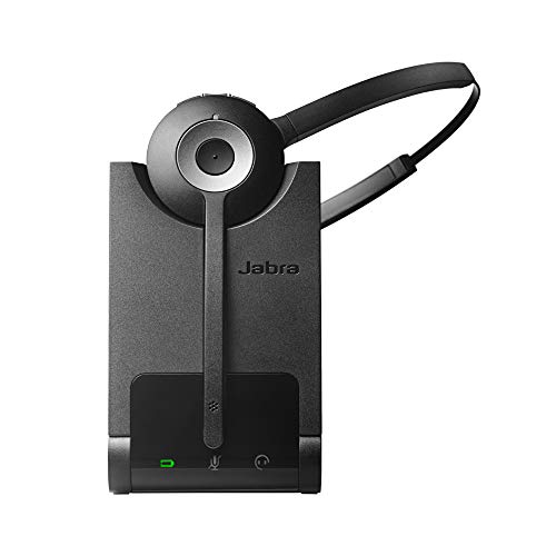 Jabra Pro 925 Bluetooth On-Ear Mono Headset- HD Voice und Noise Cancelling- ganztägige Akkulaufzeit- zur Verwendung mit Tisch- und Mobiltelefonen in Europa- EU-Stecker, Schwarz von Jabra