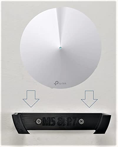 Tp Link Deco M5 & P7 Wandhalterung für WiFi Mesh System (Schwarz) von 3D Cabin