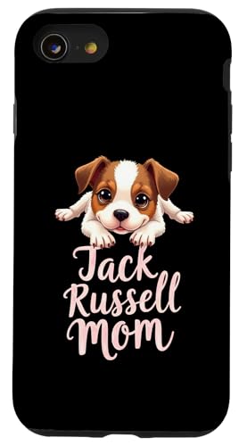 Jack Russell Mama Hund Jack Russell Terrier Mama Süßer Welpe Hülle für iPhone SE (2020) / 7 / 8 von Jack Russell Terrier Fun Designs