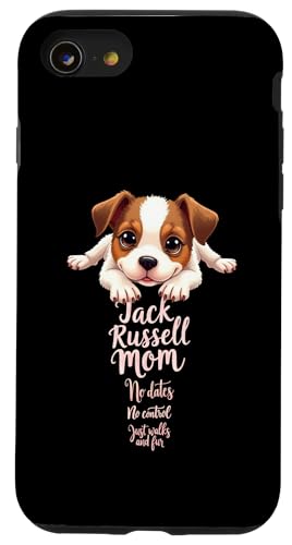 Lustiges Jack Russell Mom Dog Terrier Mama Humor Zitat Hülle für iPhone SE (2020) / 7 / 8 von Jack Russell Terrier Fun Designs