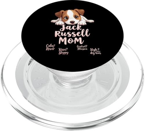 Lustiges Jack Russell Mom Dog Terrier Mama Humor Zitat PopSockets PopGrip für MagSafe Lustiges Jack Russell Mom Dog Terrier Mama Humor Zitat PopSockets PopGrip für MagSafe von Jack Russell Terrier Fun Designs