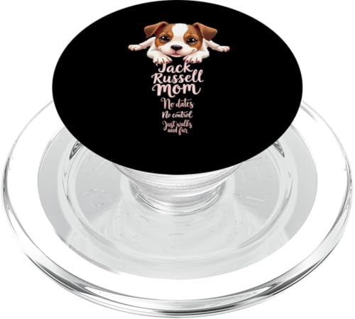 Lustiges Jack Russell Mom Dog Terrier Mama Humor Zitat PopSockets PopGrip für MagSafe Lustiges Jack Russell Mom Dog Terrier Mama Humor Zitat PopSockets PopGrip für MagSafe von Jack Russell Terrier Fun Designs
