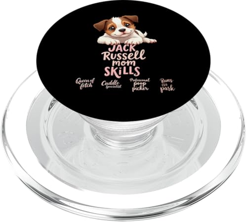 Lustiges Jack Russell Mom Dog Terrier Mama Humor Zitat PopSockets PopGrip für MagSafe Lustiges Jack Russell Mom Dog Terrier Mama Humor Zitat PopSockets PopGrip für MagSafe von Jack Russell Terrier Fun Designs