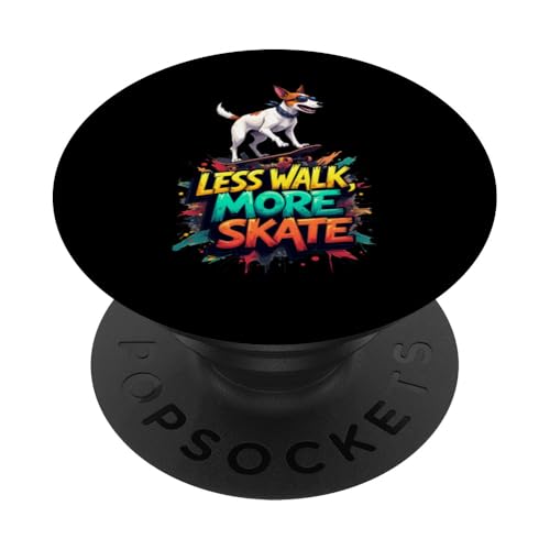 Lustiges Skateboard-Geschenk für Jack Russell Terrier Hundebesitzer PopSockets Klebender PopGrip Lustiges Skateboard-Geschenk für Jack Russell Terrier Hundebesitzer PopSockets Klebender PopGrip von Jack Russell Terrier Fun Designs