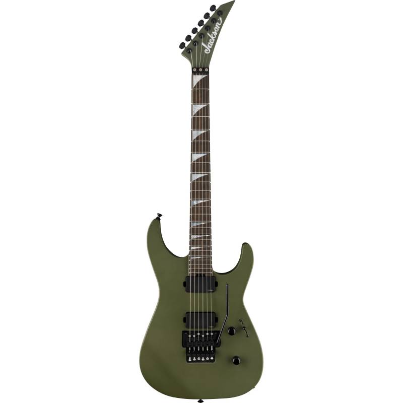 Jackson American Series Soloist SL2MG Matte Army Drab Electric Guitar with Foam Core Case von Jackson