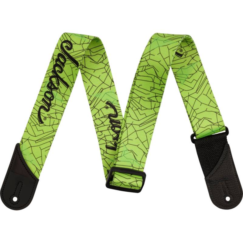 Jackson Cracked Mirror Guitar Strap (Green) von Jackson