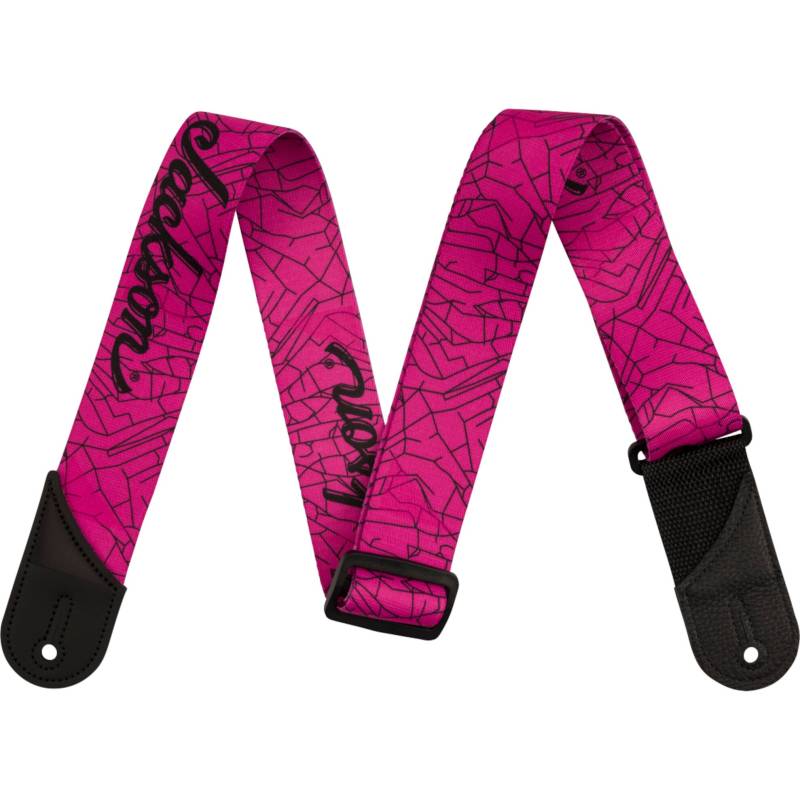 Jackson Cracked Mirror Guitar Strap (Pink) von Jackson