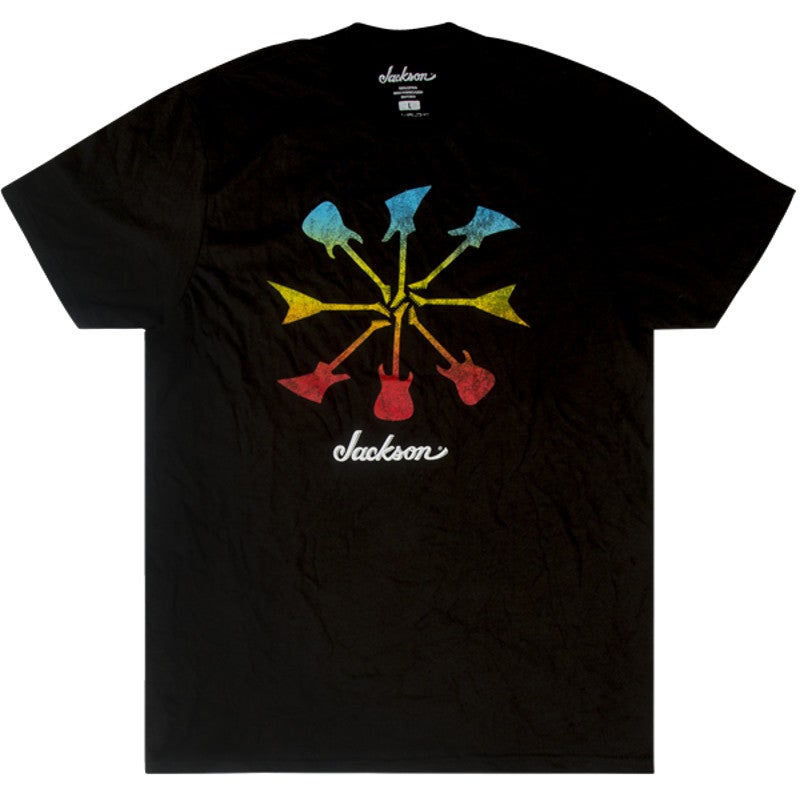 Jackson Guitar Shapes T-shirt XXL Jackson Guitar Shapes T-shirt XXL von Jackson