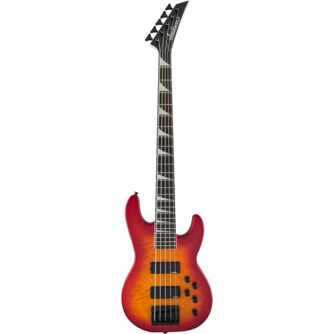 Jackson JS Series Concert Bass JS3VQ E-Bass, Transparent Cherry Burst Jackson JS Series Concert Bass JS3VQ E-Bass, Transparent Cherry Burst von Jackson