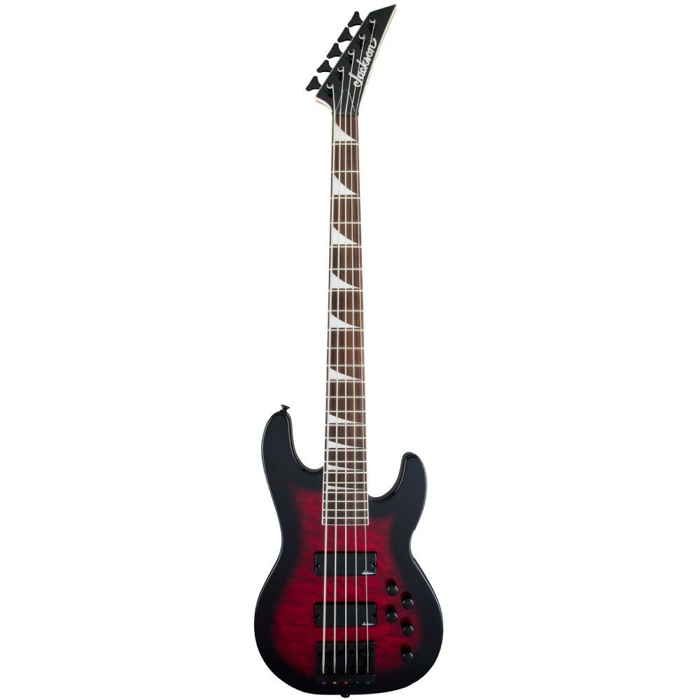 Jackson JS Series Concert Bass JS3VQ E-Bass, Transparent Red Burst Jackson JS Series Concert Bass JS3VQ E-Bass, Transparent Red Burst von Jackson