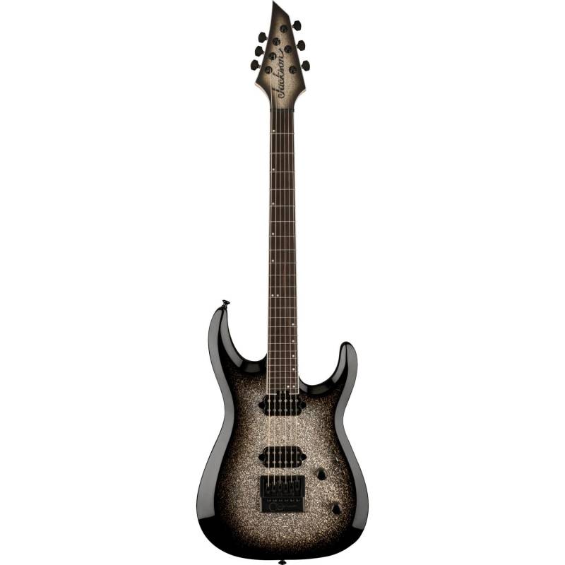 Jackson Pro Plus Series DK Modern EVTN6 EB Silver Sparkle Electric Guitar with Gig Bag von Jackson