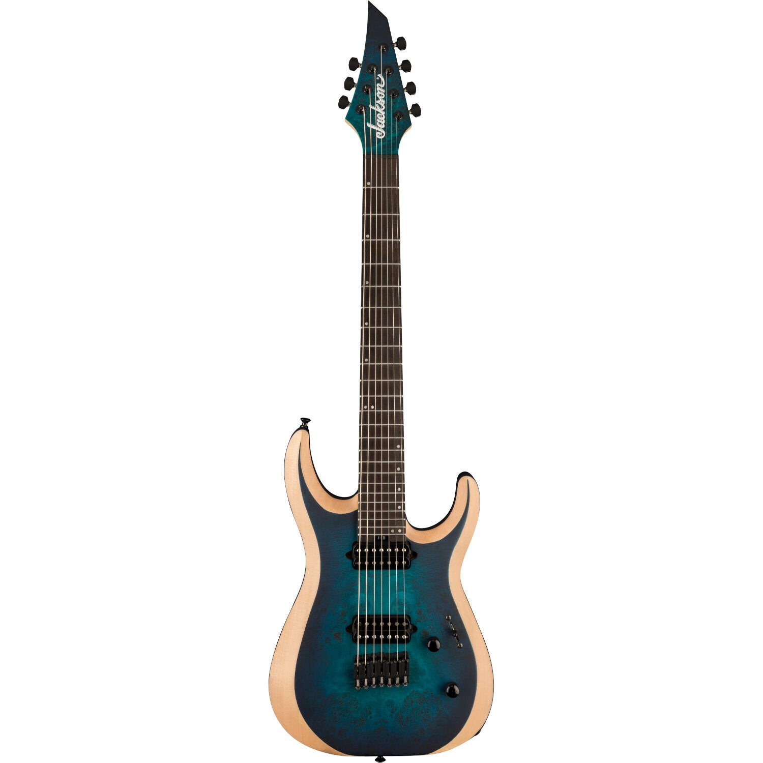 Jackson Pro Plus Series DK Modern MDK7P HT EB Chlorine Burst 7-String Electric Guitar with Gig Bag Jackson Pro Plus Series DK Modern MDK7P HT EB Chlorine Burst 7-String Electric Guitar with Gig Bag von Jackson