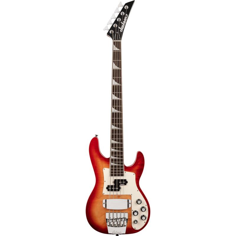 Jackson X Series Concert Bass CBXNT DX V Fireburst 5-String Electric Bass Guitar von Jackson
