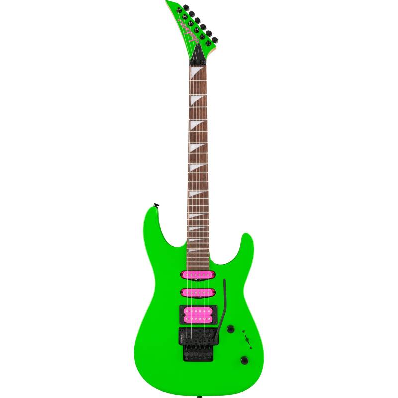 Jackson X Series Dinky DK3XR HSS Neon Green Electric Guitar with Floyd Rose von Jackson