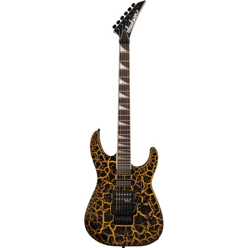 Jackson X Series Soloist SL3X DX Yellow Crackle Electric Guitar von Jackson
