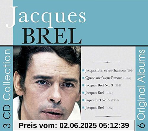 6 Original Albums von Jacques Brel