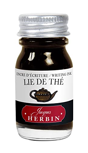 J.Herbin 11544T Tinteflakon für Füller, 10 ml teebraun von Jacques Herbin