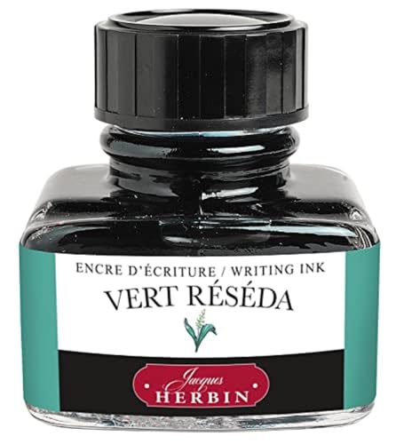 J.Herbin 13038T Tinte für Füller, 30 ml, resedagrün von Jacques Herbin