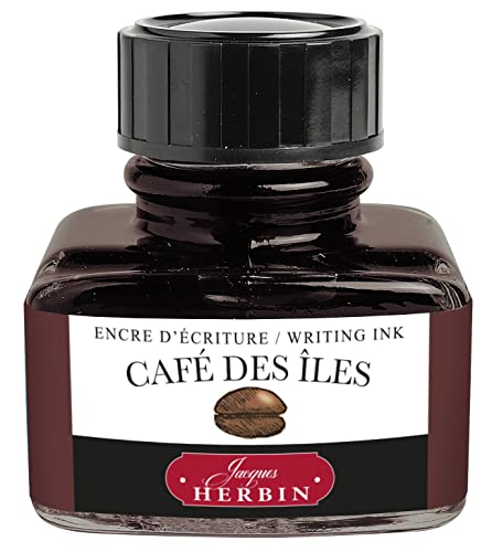 J.Herbin 13046T Tinte für Füller, 30 ml, kaffeebraun von Jacques Herbin
