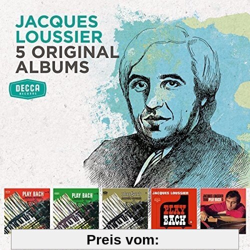 5 Original Albums von Jacques Loussier