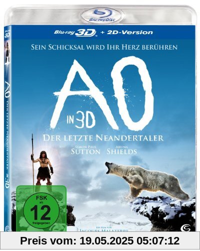 AO - Der letzte Neandertaler (inkl. 2D Version) [Blu-ray 3D] von Jacques Malaterre