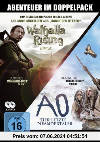Die große Abenteuer-Box - 2 Abenteuer-Highlights in einer Box: Walhalla Rising, AO - Der letzte Neandertaler [2 DVDs] von Jacques Malaterre