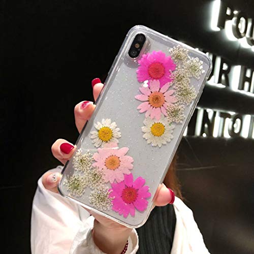 Jacyren Hülle Kompatibel iPhone 7 Plus, Hülle iPhone 8 Plus Ultra Dünn Silikon Cover Transparent Handyhülle, Stoßfest Anti-Kratz Getrocknete Blumen Bumper Tasche Schutzhülle Case für iPhone 7 Plus Jacyren Hülle Kompatibel iPhone 7 Plus, Hülle iPhone 8 Plus Ultra Dünn Silikon Cover Transparent Handyhülle, Stoßfest Anti-Kratz Getrocknete Blumen Bumper Tasche Schutzhülle Case für iPhone 7 Plus von Jacyren
