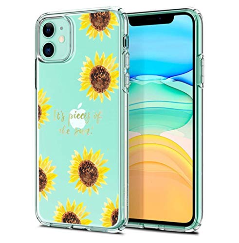 Jacyren Hülle iPhone 7 Plus Schutzhülle iPhone 8 Plus Handyhülle Transparent Blumen Muster Ultra Dünn Handyhülle Weiche Silikon Schutzhülle Bumper Cover Kratzfest für iPhone 7 Plus 8 Plus von Jacyren