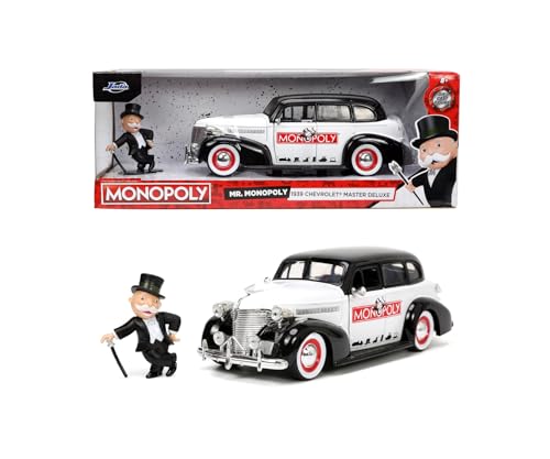 Jada Toys 253255048 1939 Chevy Master Mr Monopoly Spielfigur, Bunt von Jada Toys