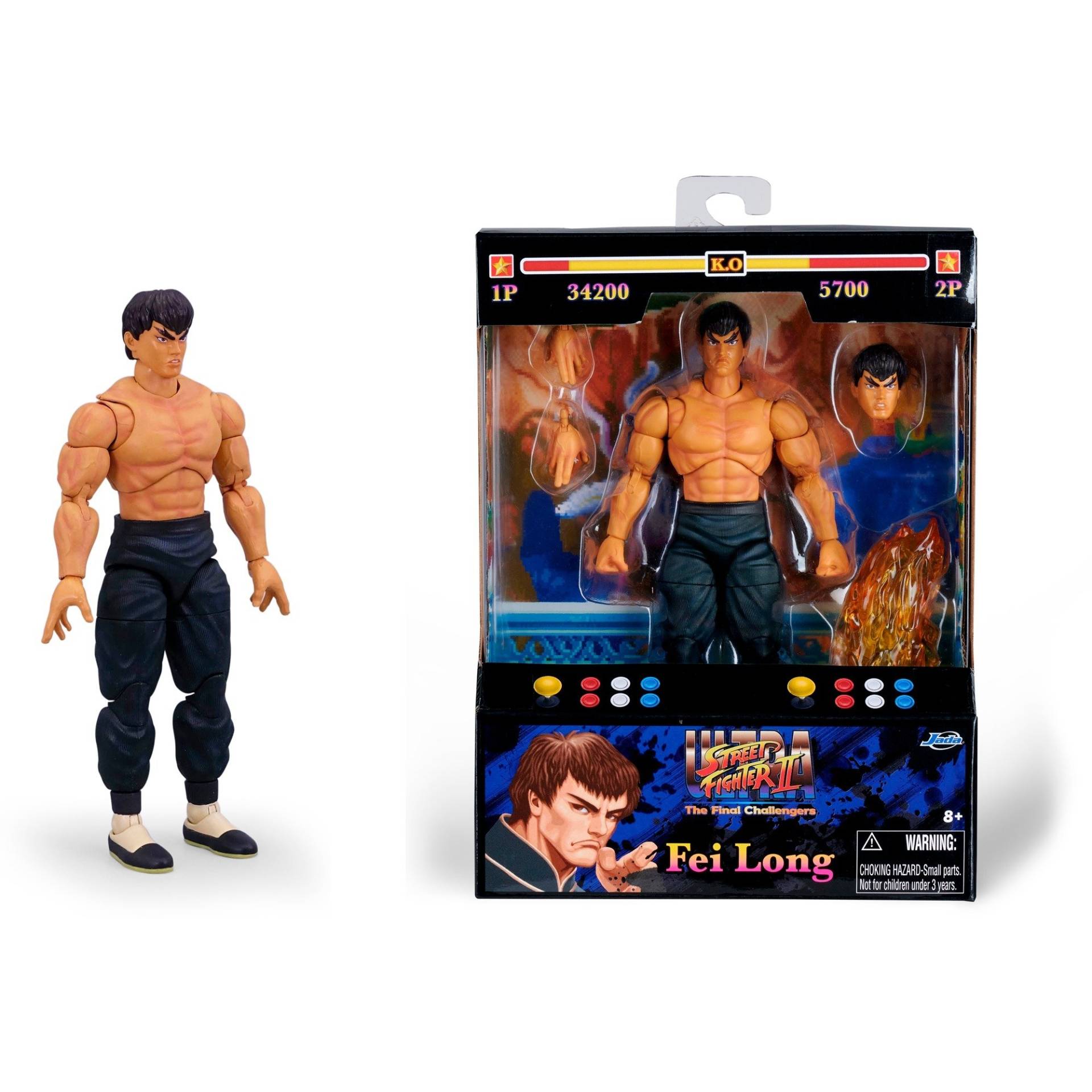 Jada Toys Street Fighter ll - Fei-Long, Spielfigur Jada Toys Street Fighter ll - Fei-Long, Spielfigur von Simba